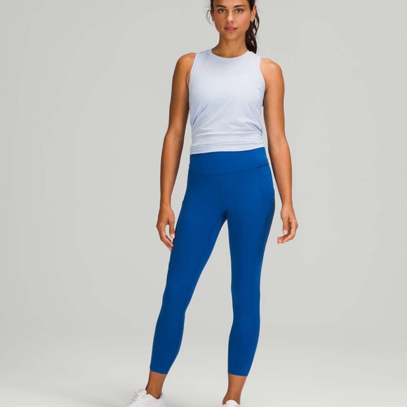 Lululemon Fast and Free High-Rise Tight 25" *Nulux Symphony Blue - Picture 4 of 7